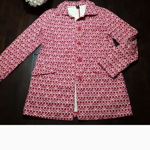 Gap Red and White Women's Lightweight Coat